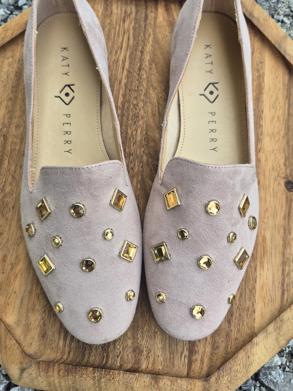 Katy Perry The Turner Microsuede Flats/ Loafers Mauve 6.5 New In Box!